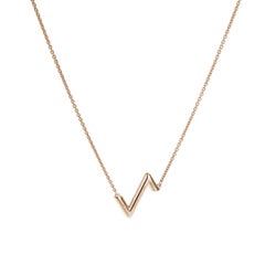Louis Vuitton LV Volt Upside Down Pendant Necklace 18k Rose Gold