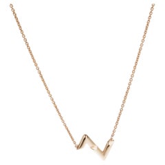 Louis Vuitton LV Volt Upside Down Pendant Necklace 18k Rose Gold