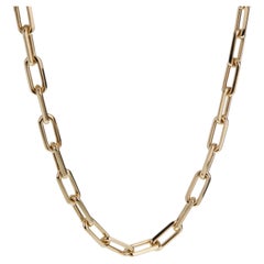 Cartier Santos de Cartier Large Chain Necklace 18k Yellow Gold