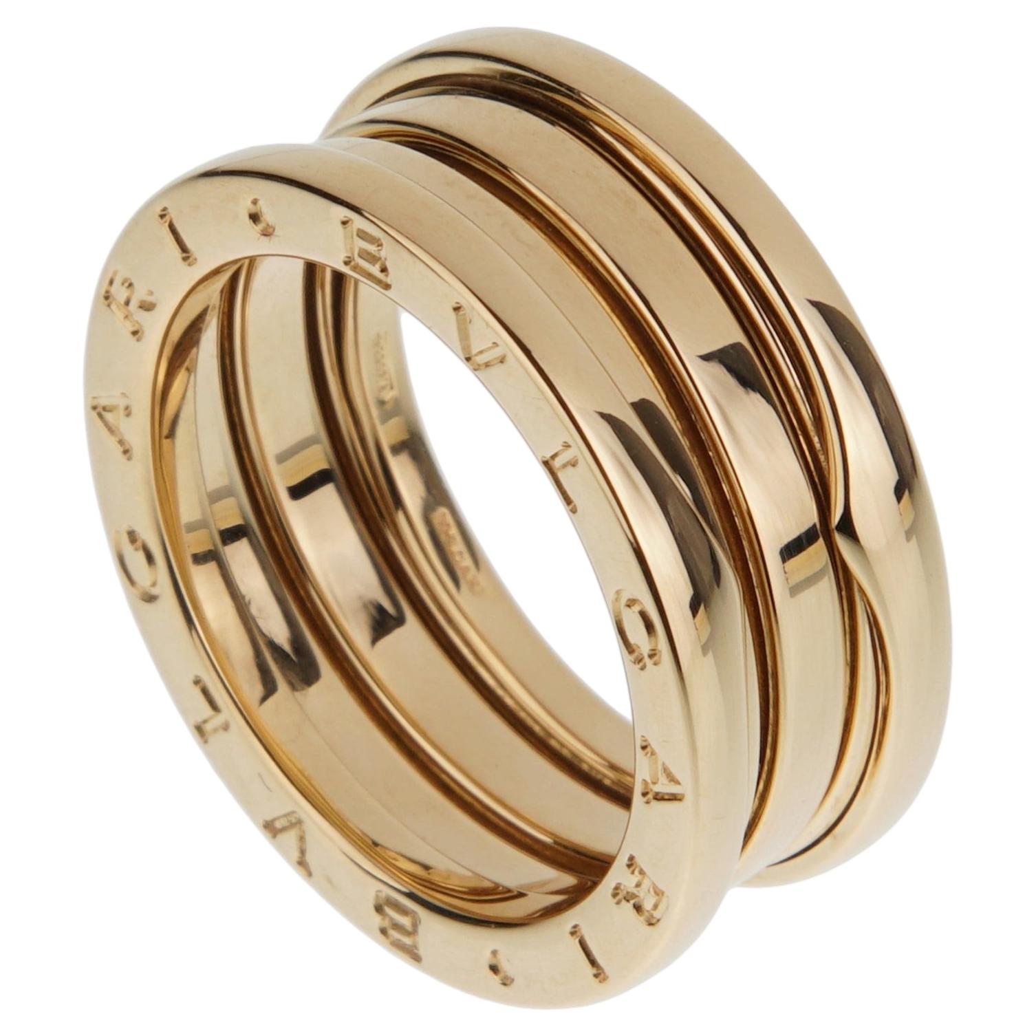 How do I clean a Bulgari B Zero ring?