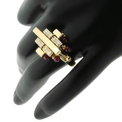 Cartier Le Baiser Du Dragon Diamond Gold Ring
