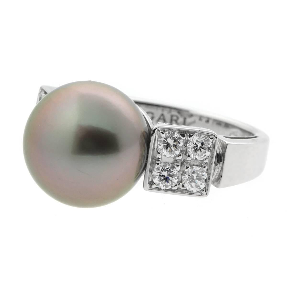 Bulgari Lucea Pearl Diamond Ring