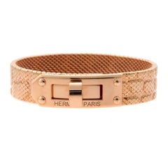 Hermes Kelly Rose Gold Bracelet