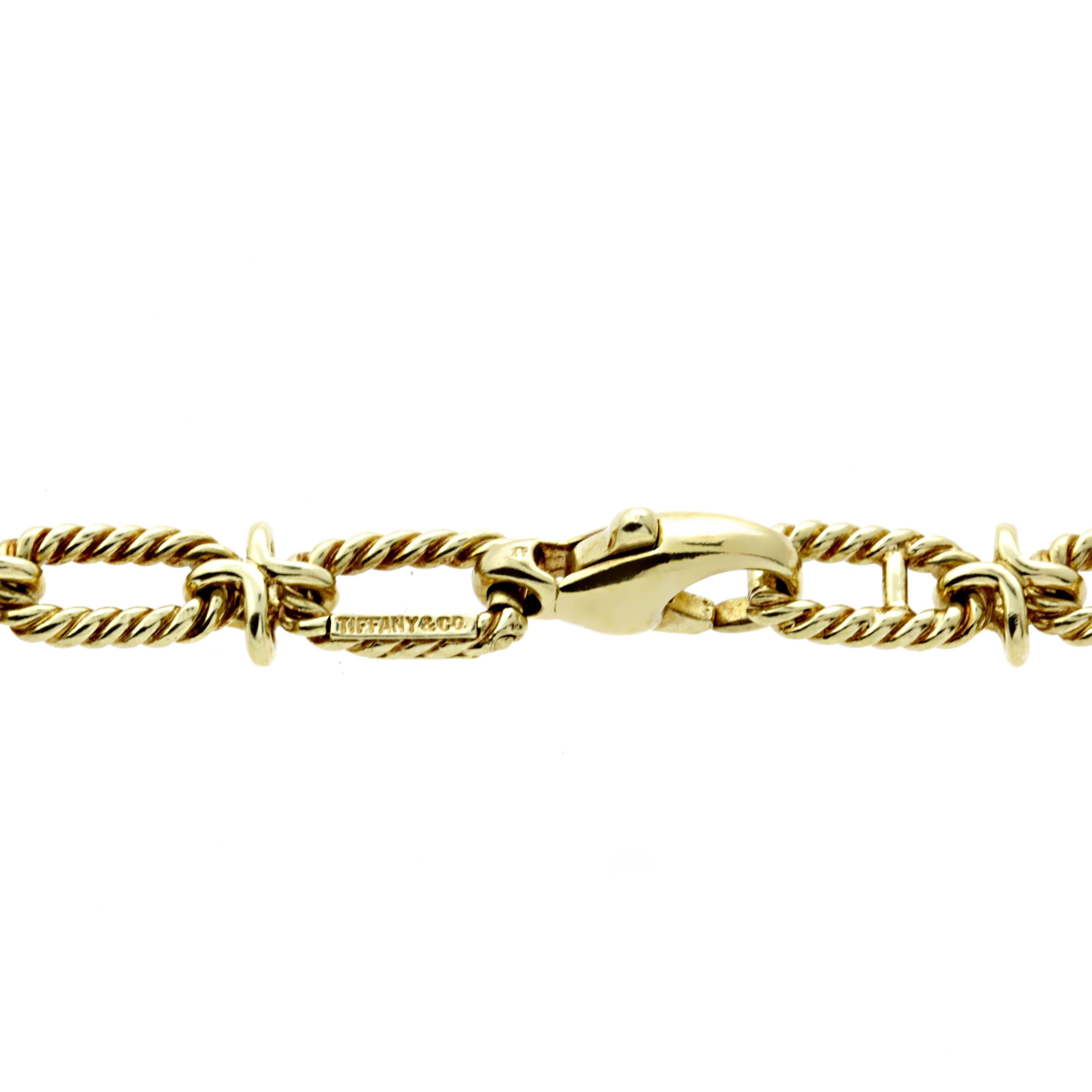 Women's or Men's Tiffany & Co. Woven Gold Sautoir Necklace