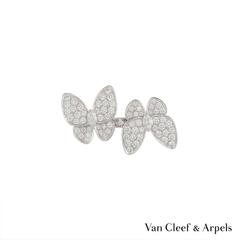 Van Cleef & Arpels Diamond Gold Butterfly Ring