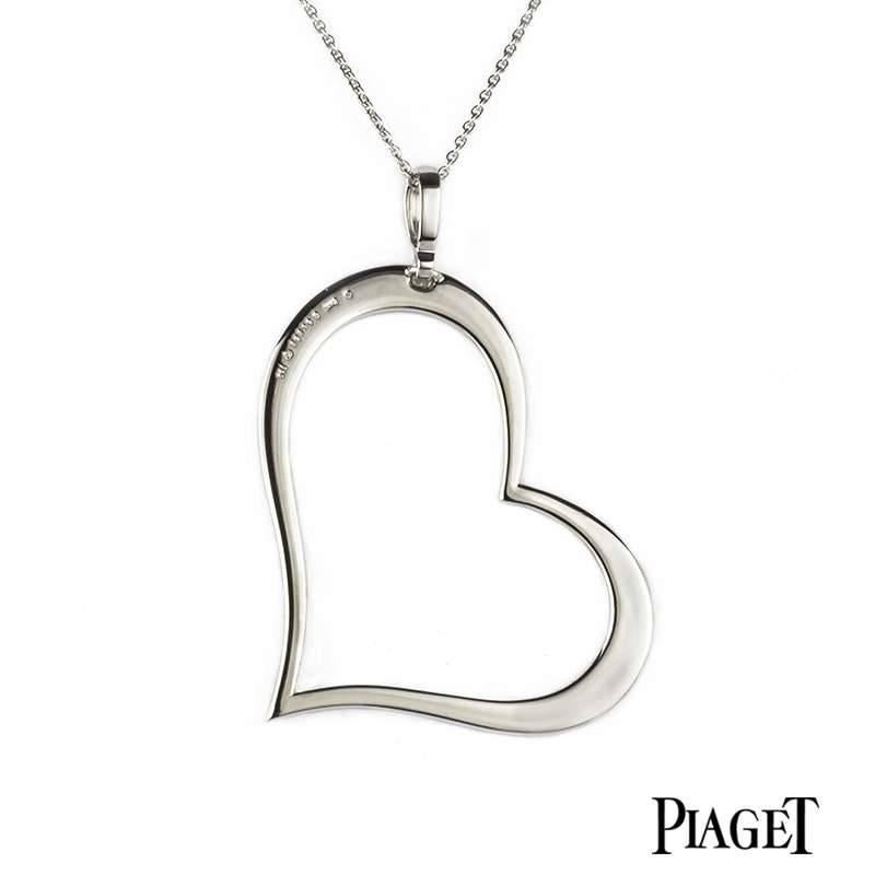 piaget heart necklace