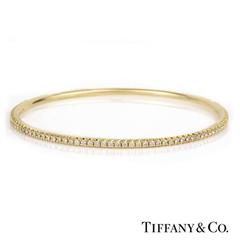 Tiffany & Co. Metro Bangle in Diamond and Gold