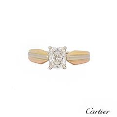 Cartier Tricolor Trinity Ring .92 Carat
