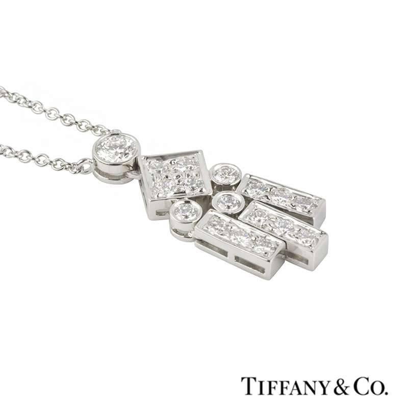 Tiffany & Co. Legacy Collection Diamond Pendant In Excellent Condition In London, GB
