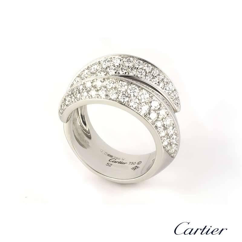 Women's Cartier Diamond Set Demi-Parure Ring