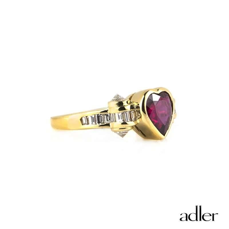 Women's Adler Ruby and Diamond Dress Ring