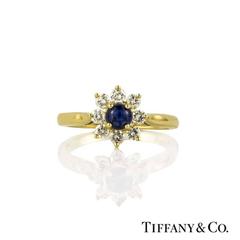 Tiffany & Co. Diamond and Sapphire Ring