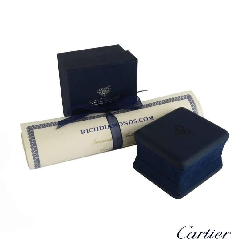  Bague Cartier Happy Birthday en or blanc Pour hommes 