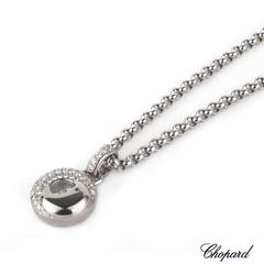 Chopard Happy Diamonds Moon White Gold Pendant