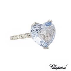 Chopard Happy Diamonds Ring in Blue Glass