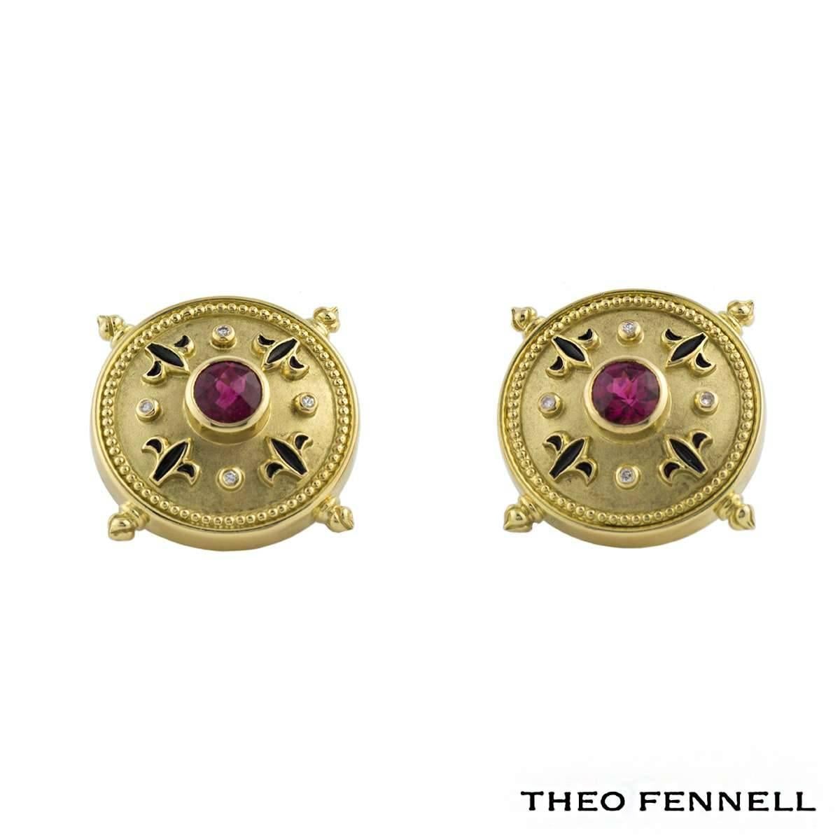 Women's Theo Fennell Diamond Sapphire and Tourmaline Jewellery Suite For Sale