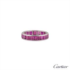 Cartier Ruby Eternity Ring