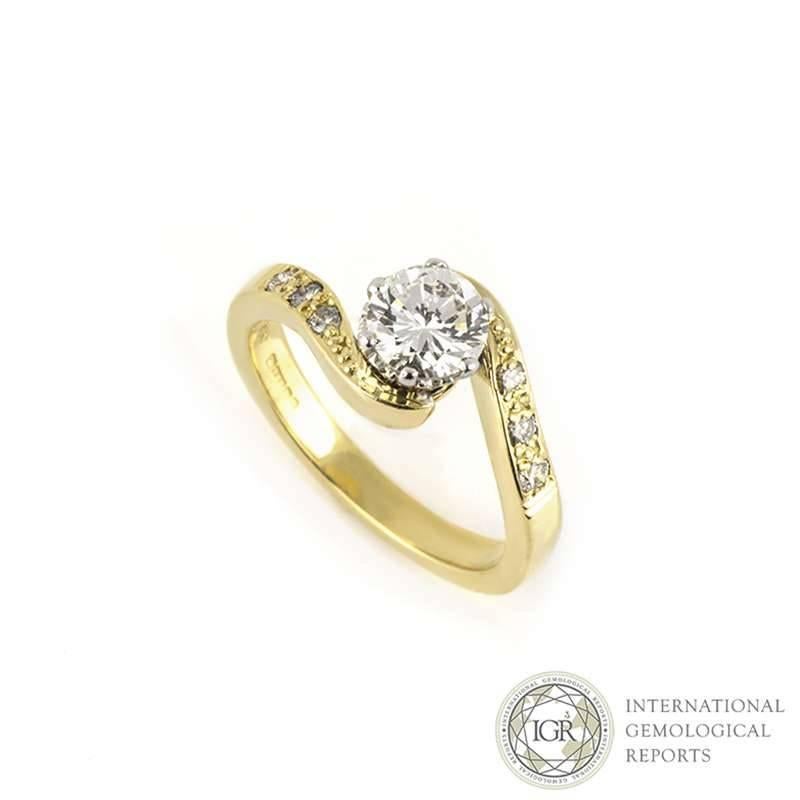 Yellow Gold Diamond Bridal Set In Excellent Condition In London, GB