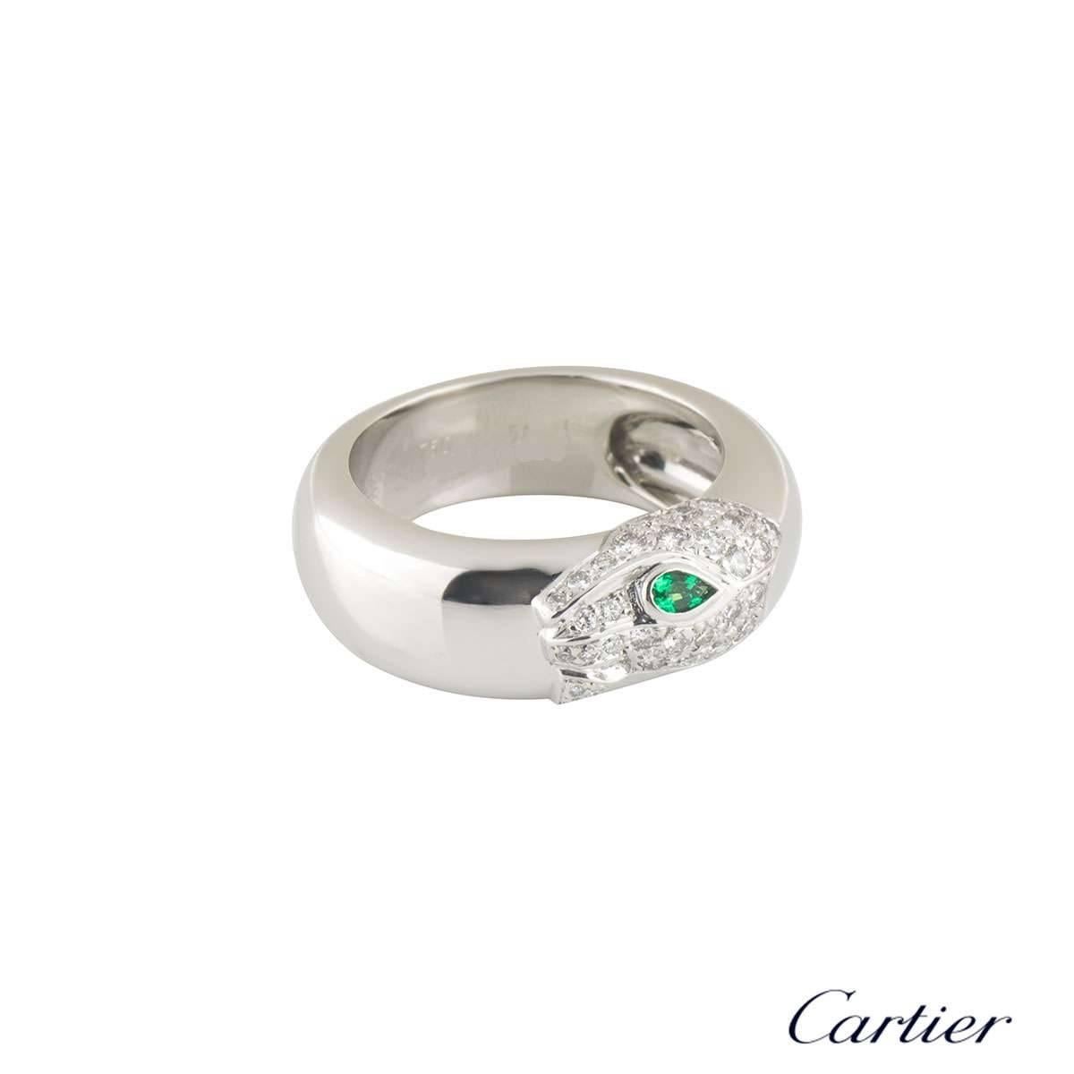 Cartier Panthere Diamond Ring In Excellent Condition In London, GB