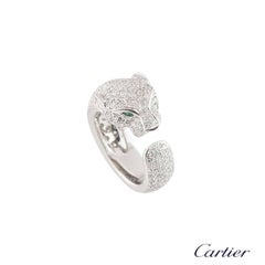 Cartier Panthere Diamond Emerald and Onyx Ring