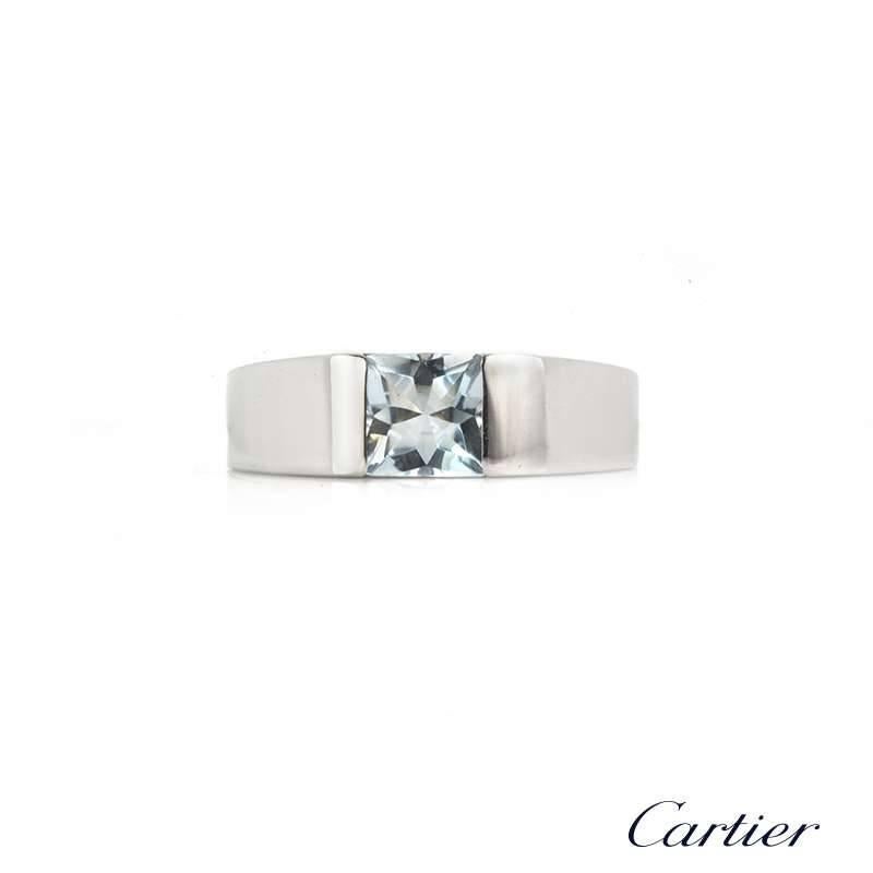 cartier aquamarine ring