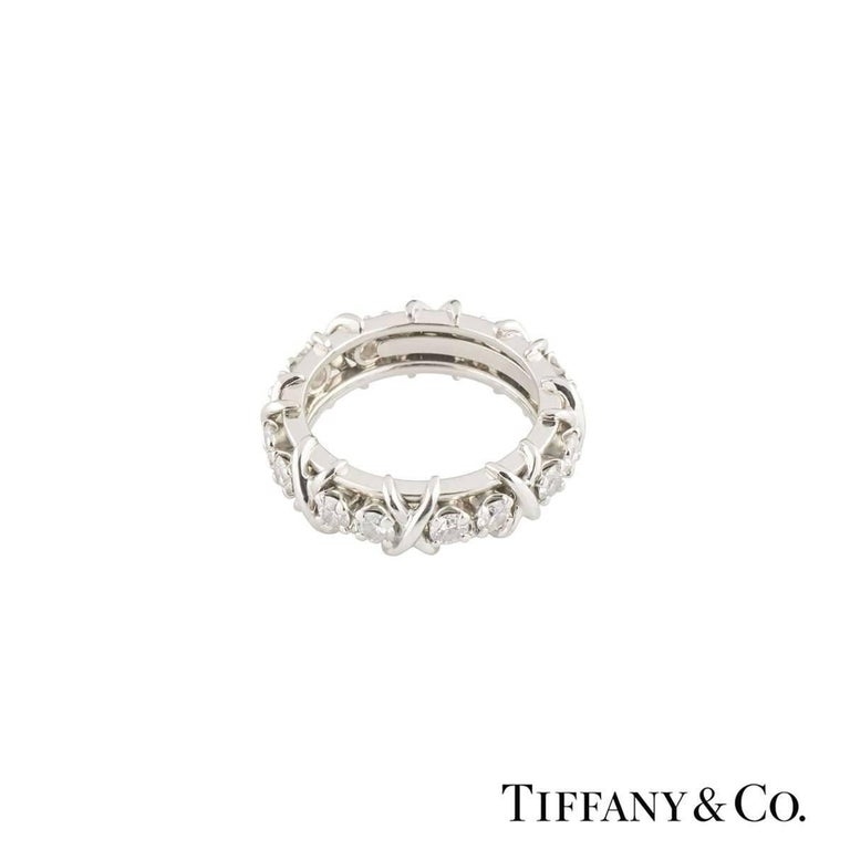 Tiffany and Co. Schlumberger Diamond Ring 1.14 Carat at 1stDibs