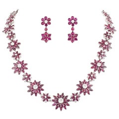 Ruby and Diamond Jewelry Suite 4