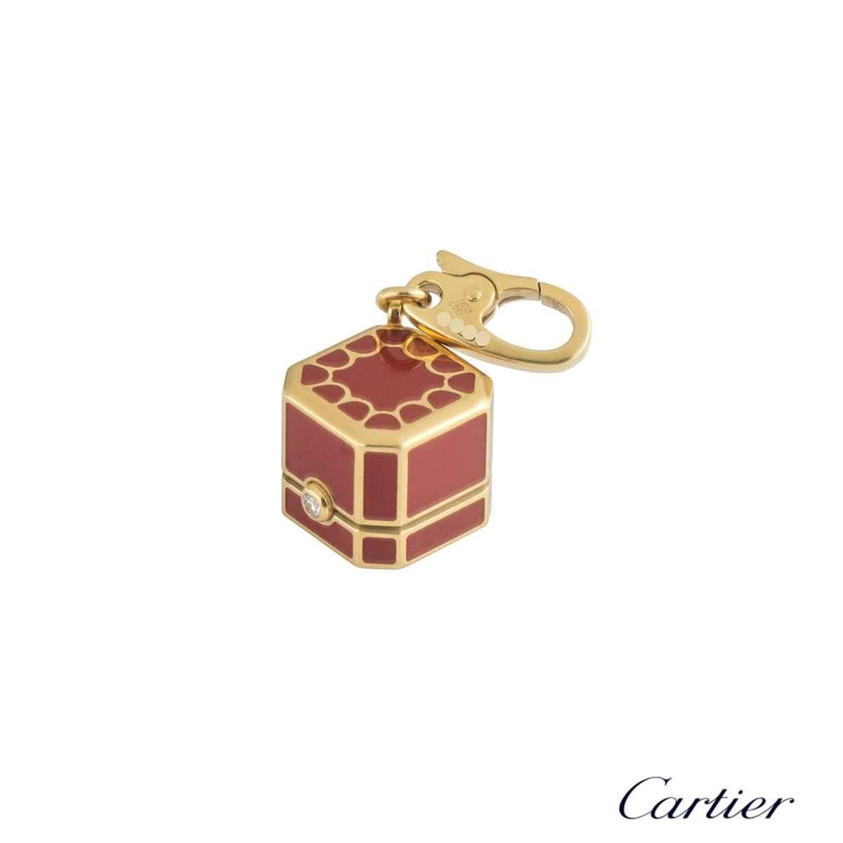 cartier red box charm
