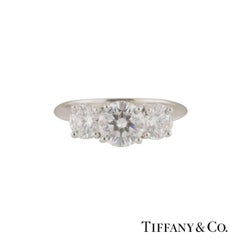 Tiffany & Co. Diamond Trilogy Ring 1.26 Carat