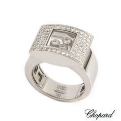 Chopard White Gold Happy Curves Ring