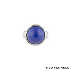 Theo Fennell Whisper Diamond and Lapis Lazuli Ring