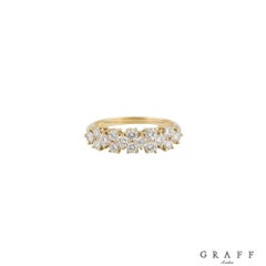 Graff Yellow Gold Diamond Half Eternity Ring