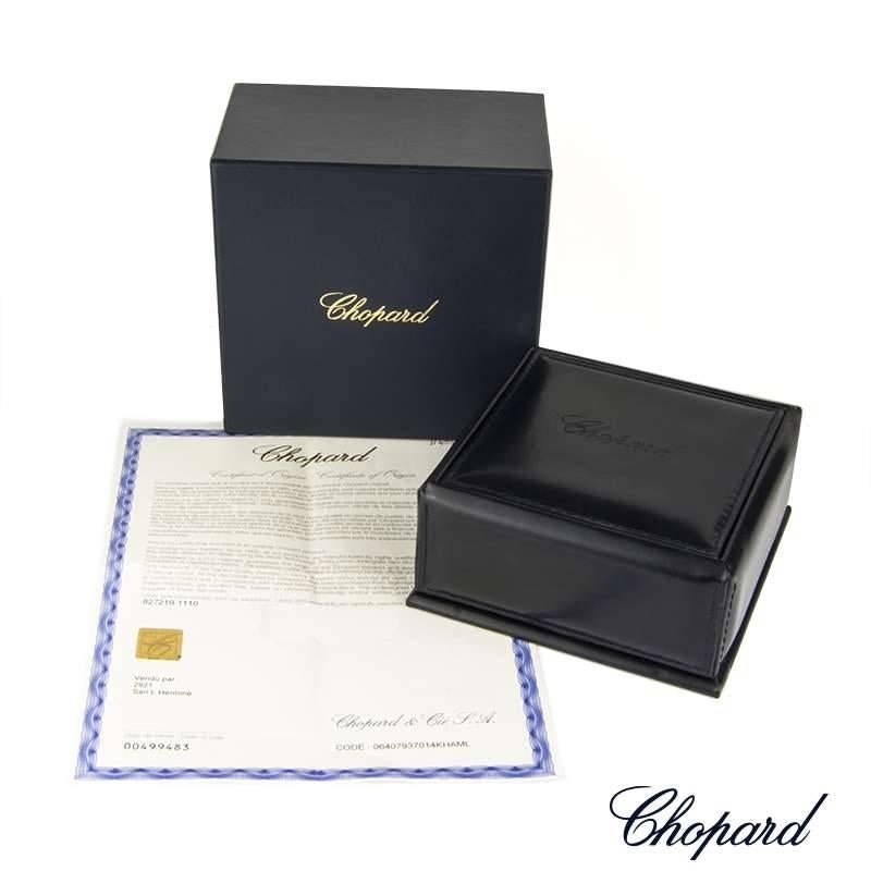 Chopard La Strada Diamond White Gold Earrings In Excellent Condition In London, GB