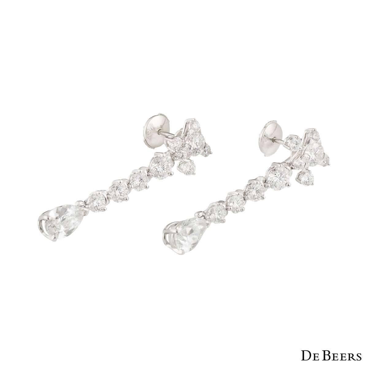 Women's De Beers Diamond Lea Necklace and Earrings