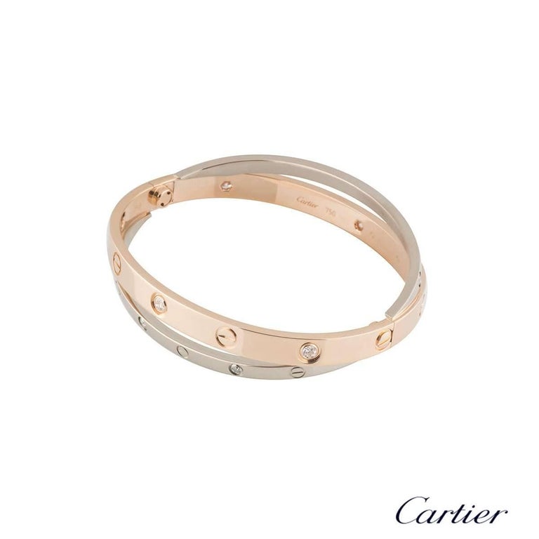 double screw cartier bangle