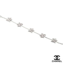 Chanel White Gold Diamond Comete Bracelet 0.90 Carat