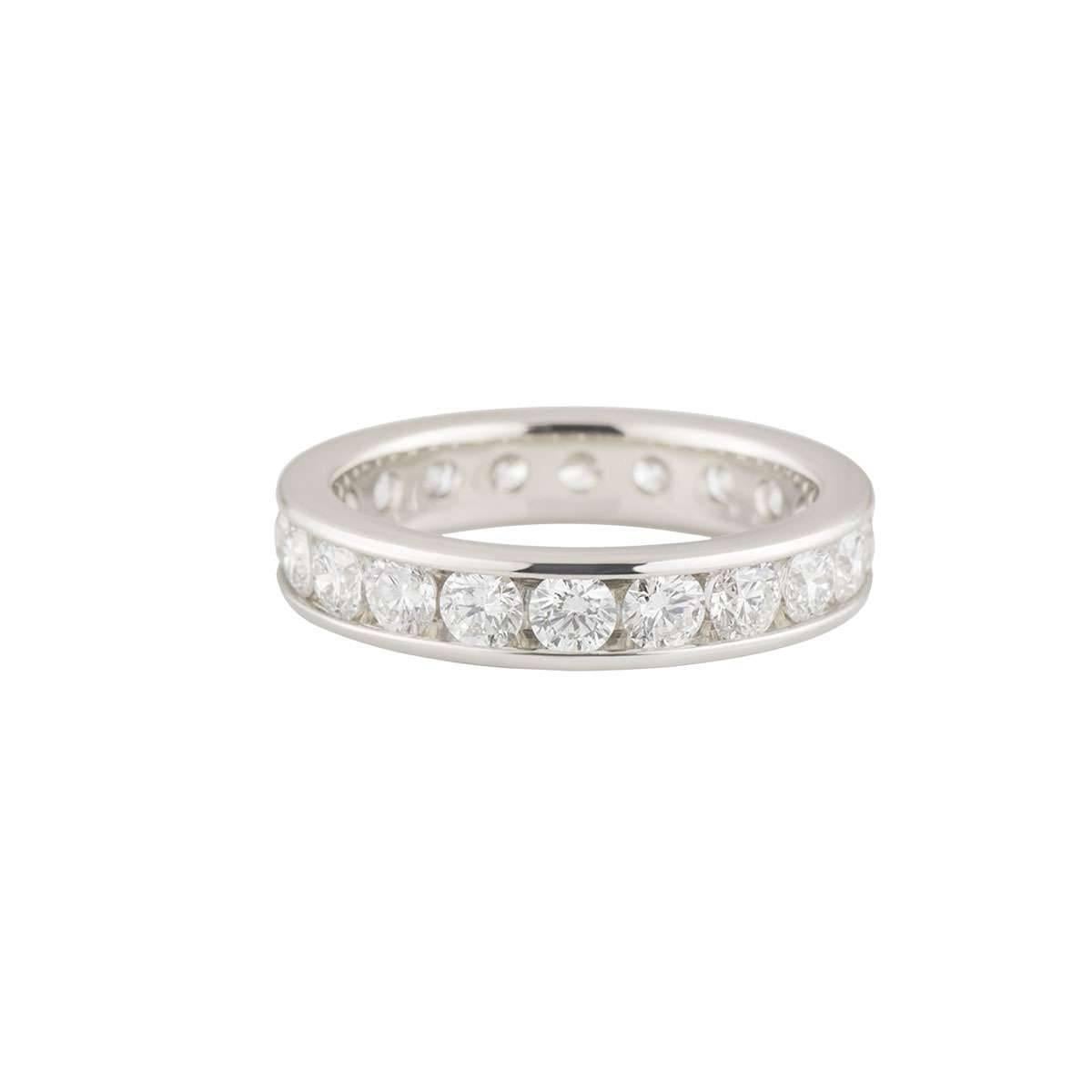 Full Eternity Diamond Ring 2.00ct In Excellent Condition In London, GB