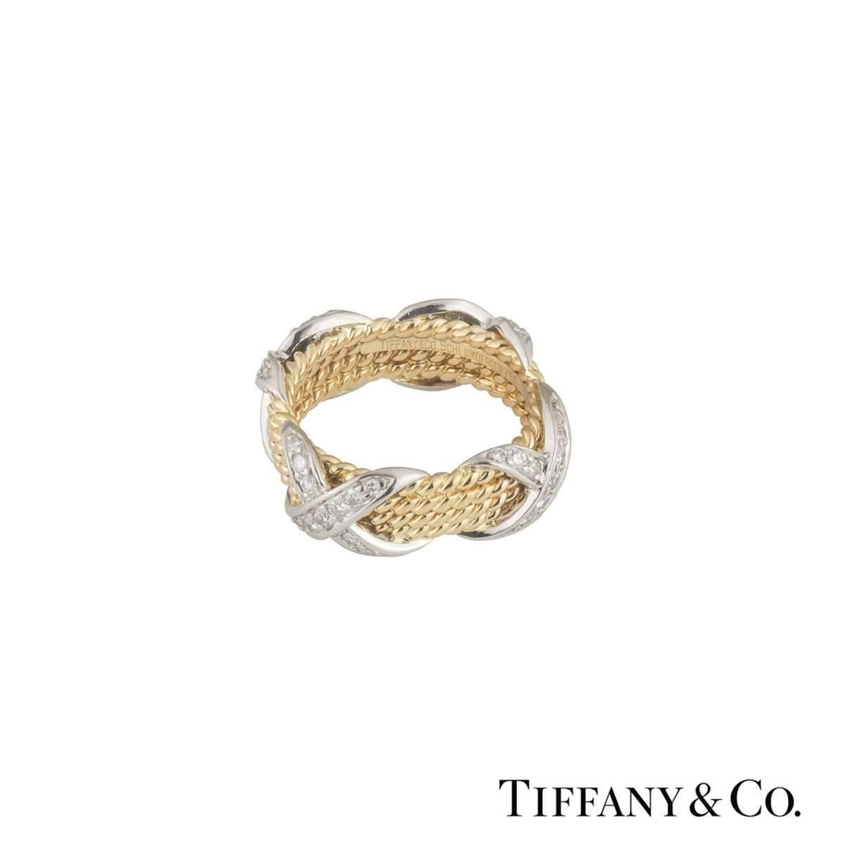 Tiffany & Co. Schlumberger Ring In Excellent Condition In London, GB