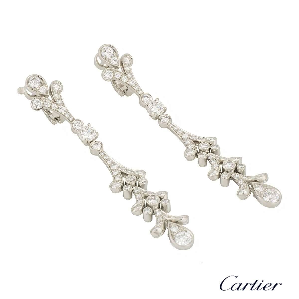 cartier chandelier earrings