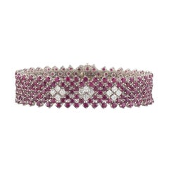 Ruby and Diamond Bracelet 16.87 carats