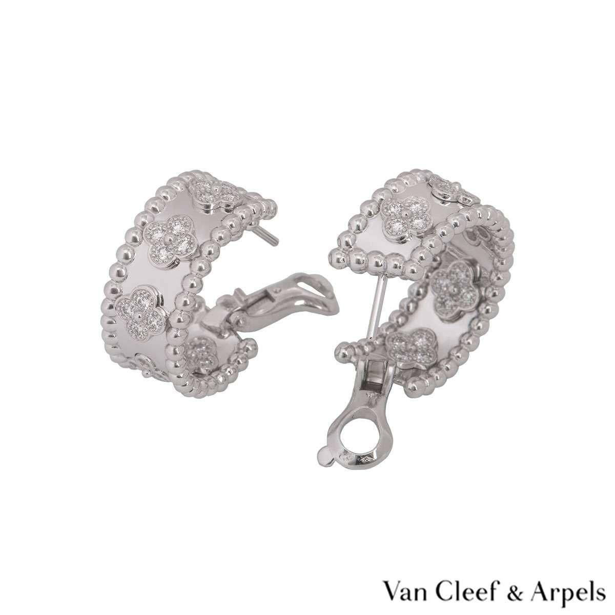 van cleef perlee earrings