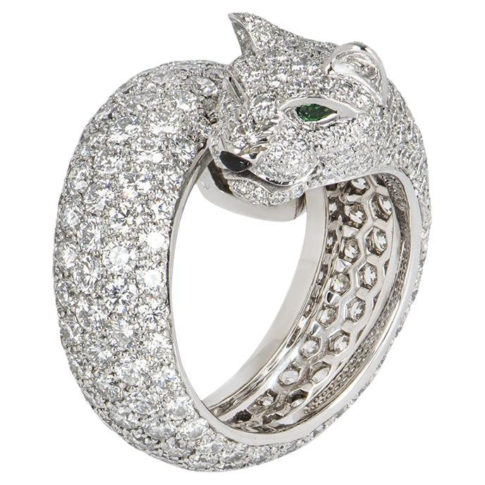 Cartier, bague Panthère Lakarda avec diamants 7,04 carats 11445407 en vente