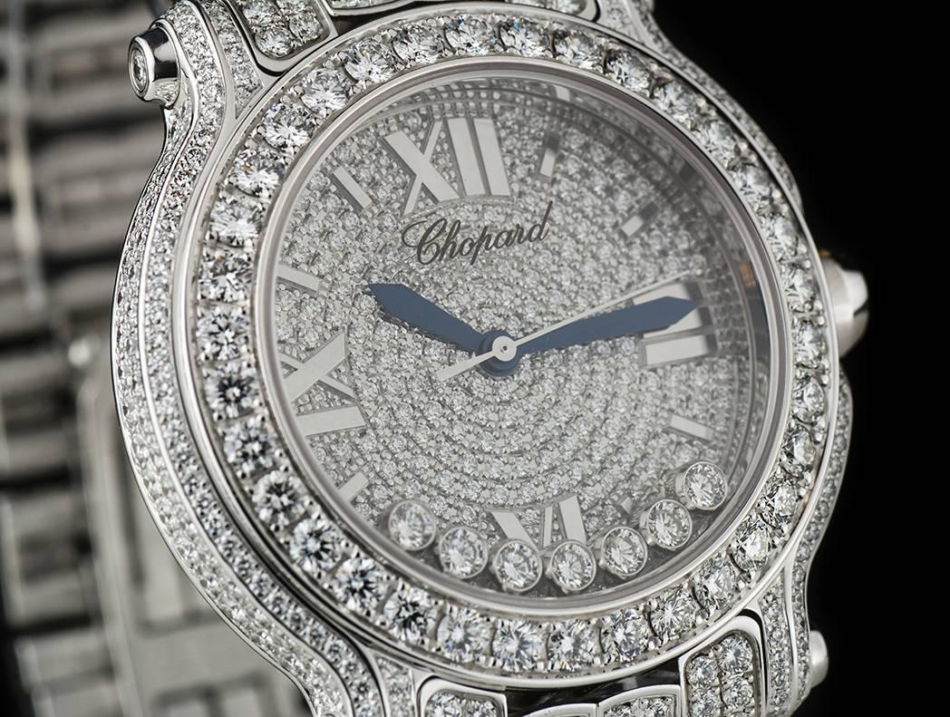 chopard montre happy diamonds