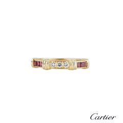 Cartier Ruby and Diamond Ring
