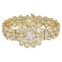 Kutchinsky Bracelet en or jaune avec diamants 2,72ct E/SI1