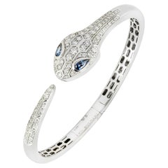 Pulsera Serpenti Seduttori de Bvlgari con diamantes y zafiros