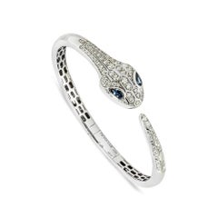 Pulsera Serpenti Seduttori de Bvlgari con diamantes y zafiros