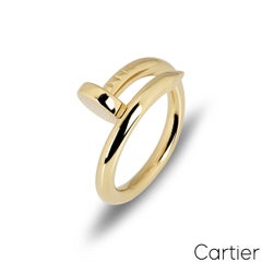 Cartier 18k Yellow Gold Juste un Clou Ring Size 52 B4092600