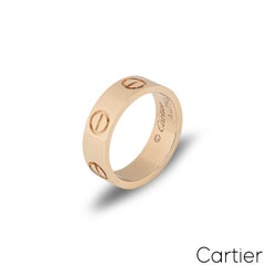 Anillo «Love» liso de oro rosa de Cartier, talla 53, B4084800