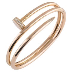 Cartier Juste Un Clou Diamond Bracelet Size 17 N6708417